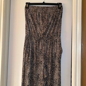 Womens Strapless Jumpsuit